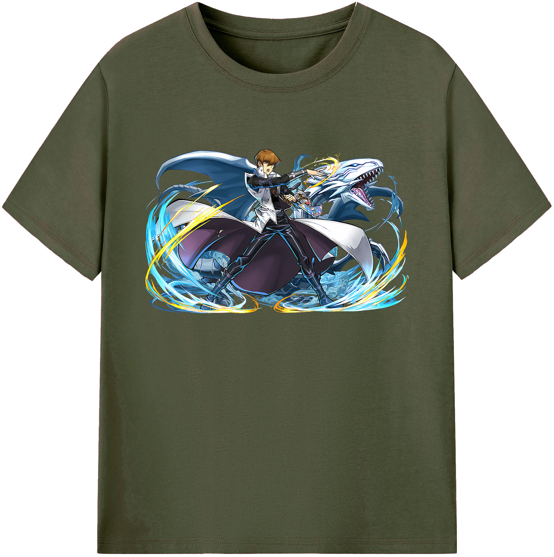 （画像用） 遊☆戯☆王 Yu-Gi-Oh! 綿100％ メンズ半袖Tシャツ｜肌触りやわらか＆通気性
